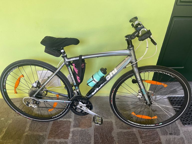 Used Bianchi Camaleonte Shimano Deore LX 2011 Road & Gravel, Light Gray — image 1 of 4