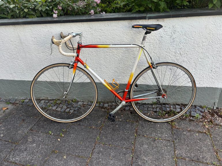 Used VICINI Vintage Rennrad Vicini Shimano 105 1980 Road & Gravel, Red — image 2 of 5