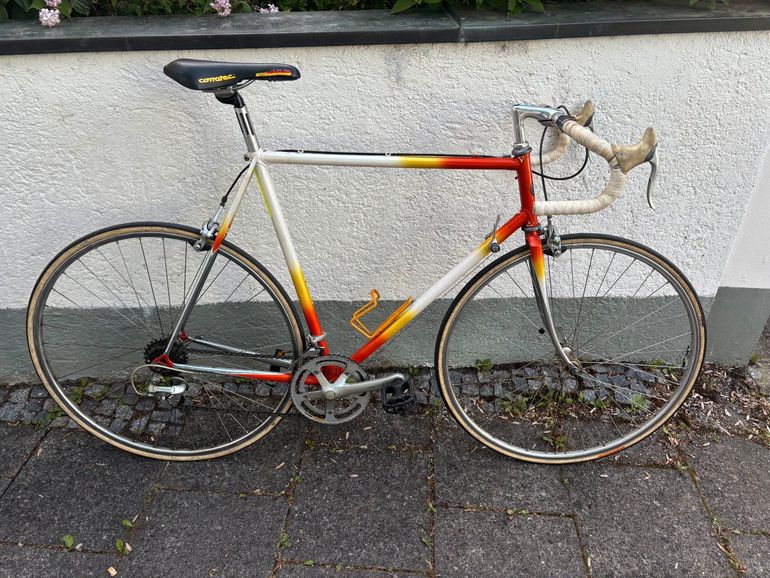 Used VICINI Vintage Rennrad Vicini Shimano 105 1980 Road & Gravel, Red — image 1 of 5