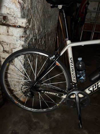 Used Specialized S-Works Tarmac SI2 2010 Specialized S-Works Tarmac SI2 2010 Custom Shimano Dura Ace 2010 Road & Gravel, White — image 3 of 5