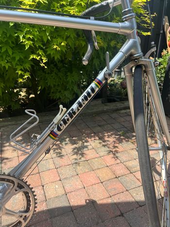 Used PINO CERAMI PINO CERAMI Custom Campagnolo Super Record 1980 Road & Gravel, Light Gray — image 11 of 13