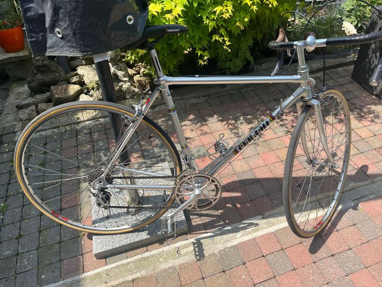 Used PINO CERAMI PINO CERAMI Custom Campagnolo Super Record 1980 Road & Gravel, Light Gray — image 1 of 13