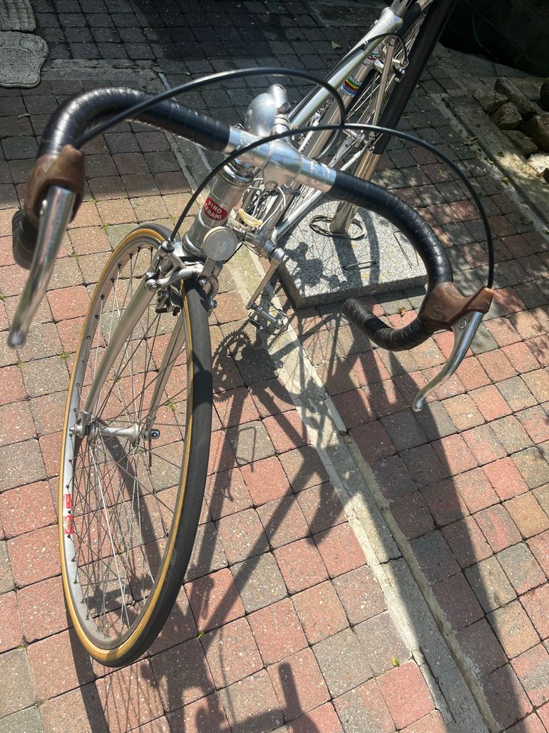 Used PINO CERAMI PINO CERAMI Custom Campagnolo Super Record 1980 Road & Gravel, Light Gray — image 13 of 13