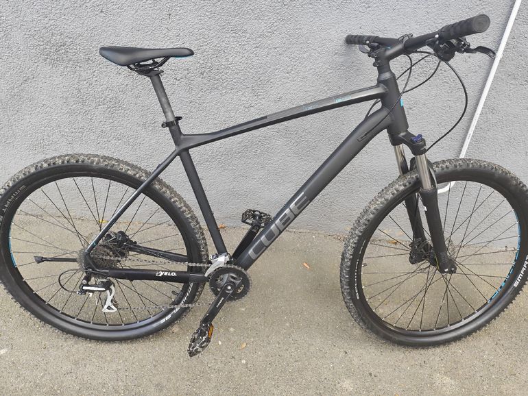Used CUBE Aim Shimano Acera 2024 Mountainbike, Black — image 1 of 5