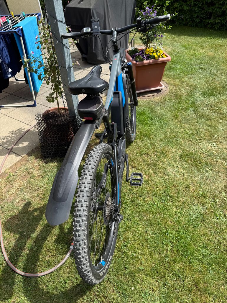 Used CUBE STEREO HYBRID 120 Exc 500 29 2018 2018 Mountainbike, Black, 29 — image 3 of 9