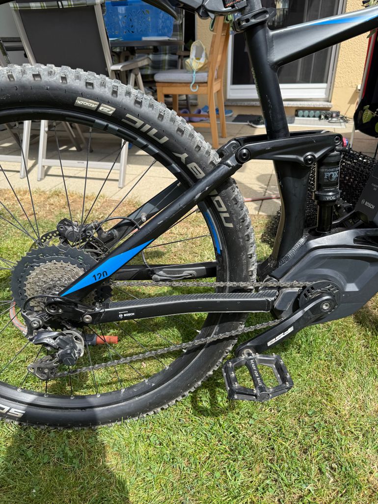 Used CUBE STEREO HYBRID 120 Exc 500 29 2018 2018 Mountainbike, Black, 29 — image 1 of 9