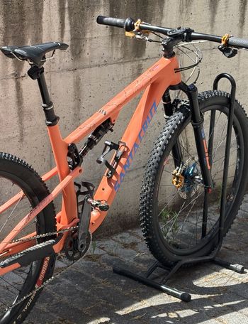 Used Santa Cruz BLUR GX AXS TR RSV / Carbon C 2023 2023 Mountainbike, Orange, 29 — image 10 of 12
