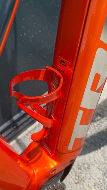 Used Trek Powerfly FS 4 2021 2021 Mountainbike, Orange, 27.5, 29 — image 4 of 7
