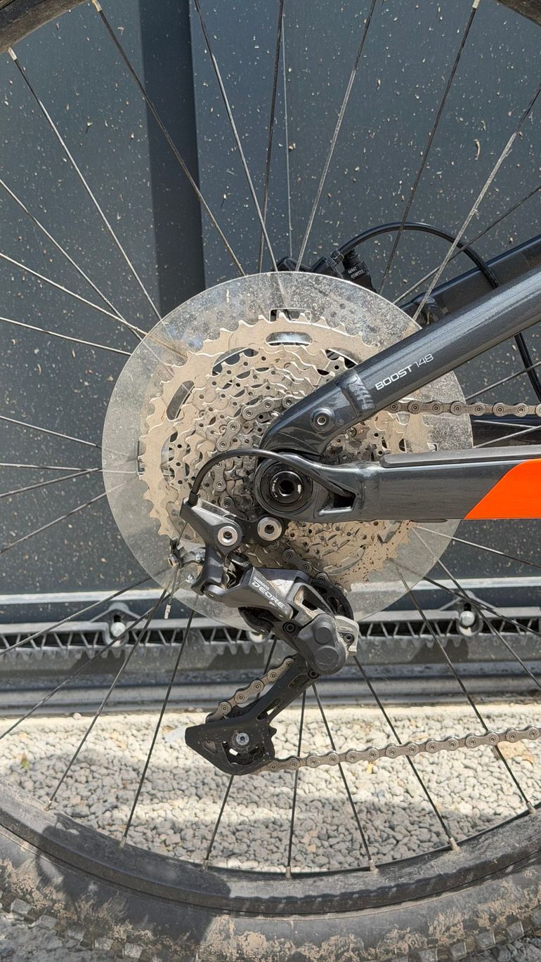 Used Trek Powerfly FS 4 2021 2021 Mountainbike, Orange, 27.5, 29 — image 7 of 7