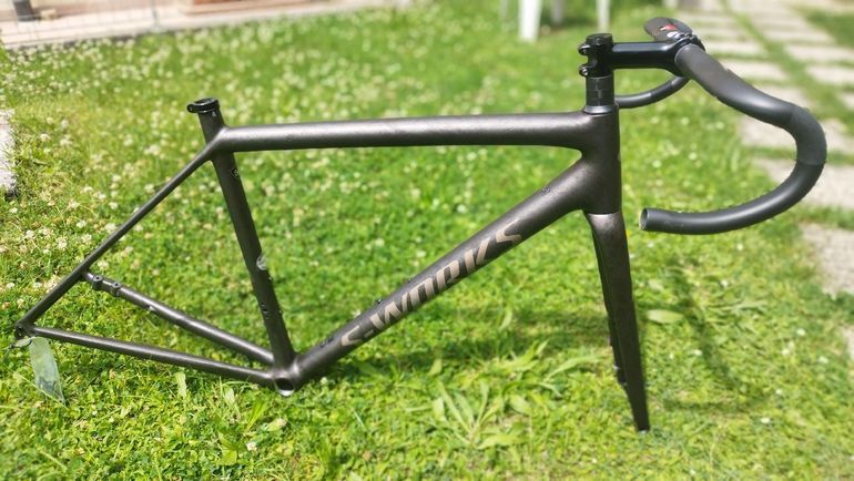 Used Specialized S-Works Aethos Frameset - FACT 12r Carbon 2024 Frameset 2024 Road & Gravel, Light Gray — image 5 of 15