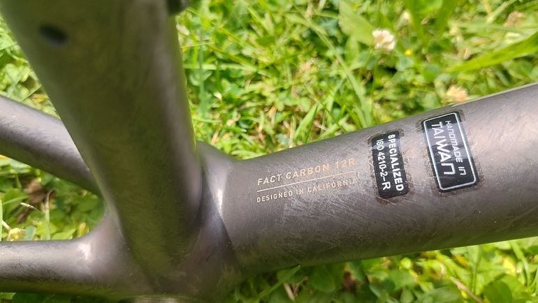 Used Specialized S-Works Aethos Frameset - FACT 12r Carbon 2024 Frameset 2024 Road & Gravel, Light Gray — image 4 of 15