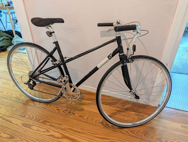 Used Creme Cycles Echo Shimano Claris 2019 Urban, Blue — image 1 of 4