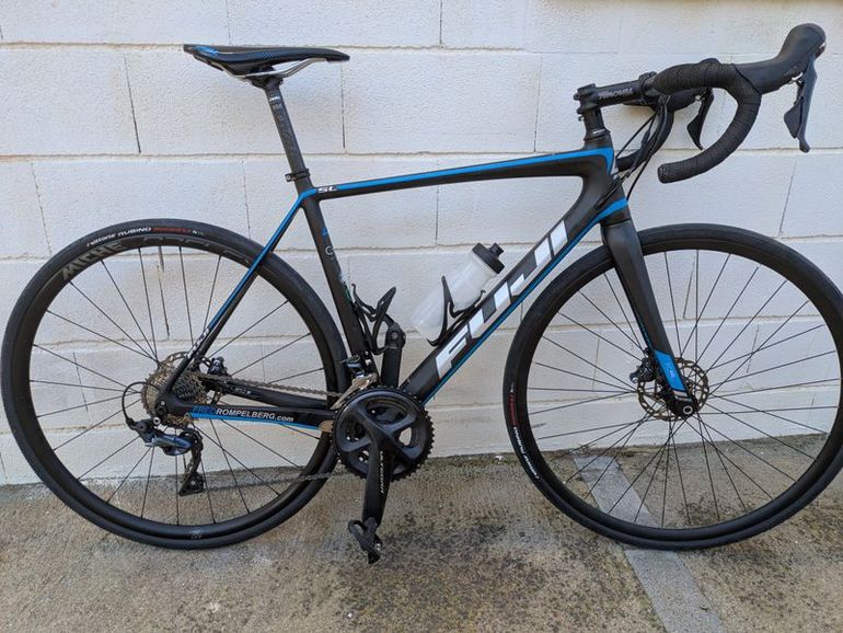 Used Fuji Fuji SL 2.1 Carbono Ultegra 2021 Road & Gravel, Black — image 2 of 10