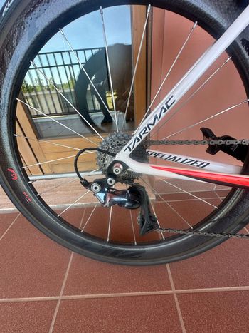 Gebrauchtes Specialized TARMAC S WORKS SL6 RIM BRAKES 2018 Road & Gravel, Weiß — Bild 8 von 15