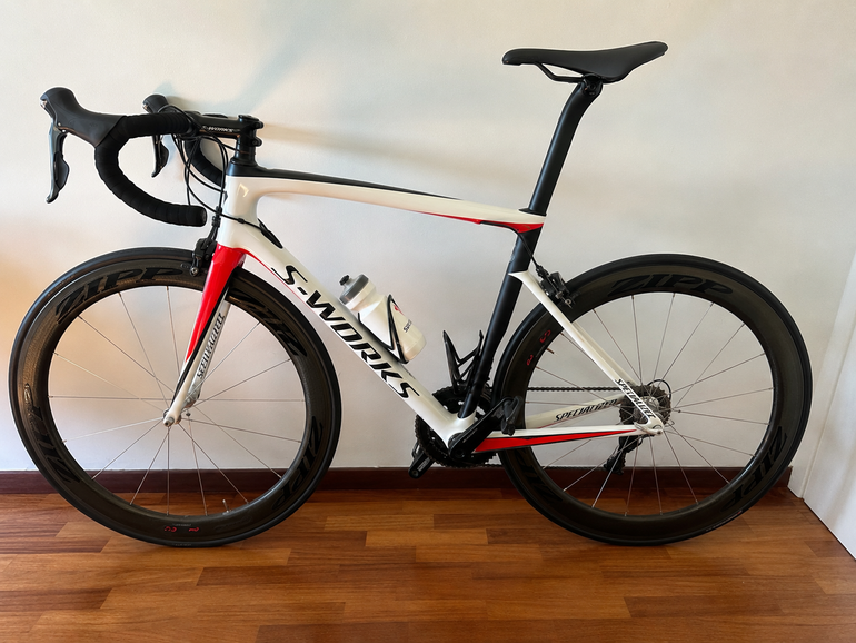 Gebrauchtes Specialized TARMAC S WORKS SL6 RIM BRAKES 2018 Road & Gravel, Weiß — Bild 6 von 15