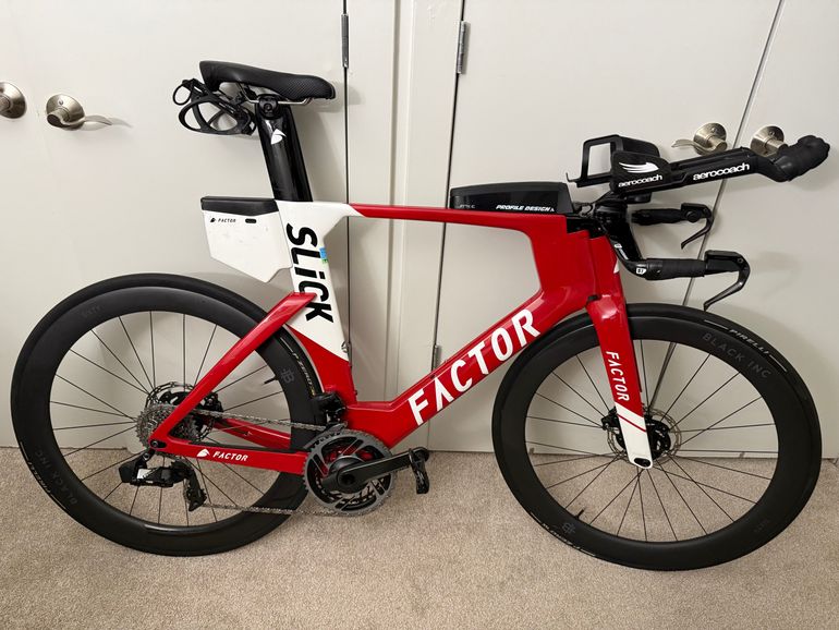 Used Factor SLiCK SRAM RED ETap AXS W/ Power Meter 2022 2022 Road & Gravel, Red — image 1 of 11