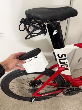 Used Factor SLiCK SRAM RED ETap AXS W/ Power Meter 2022 2022 Road & Gravel, Red — image 6 of 11