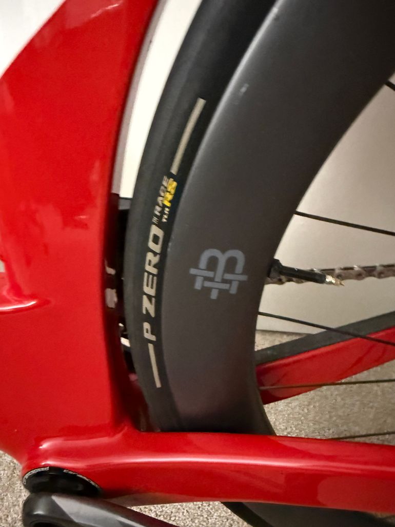 Used Factor SLiCK SRAM RED ETap AXS W/ Power Meter 2022 2022 Road & Gravel, Red — image 8 of 11