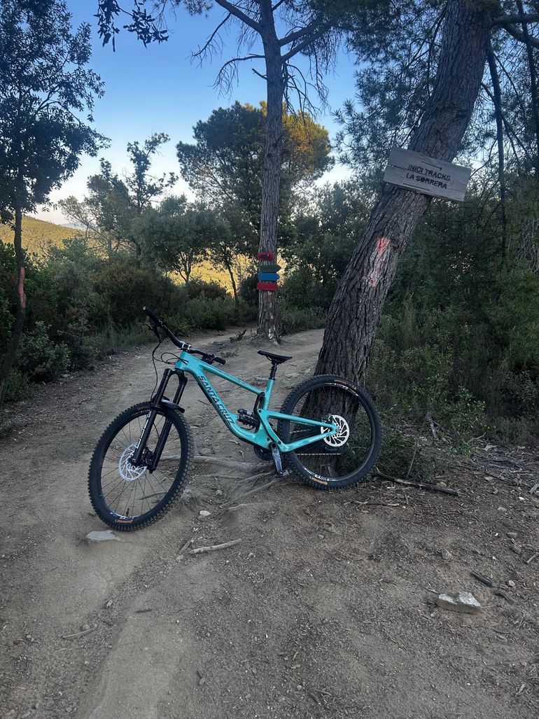 Used Santa Cruz Megatower X01 / Air / Carbon C / 29 2022 2022 Mountainbike, Blau — image 5 of 8