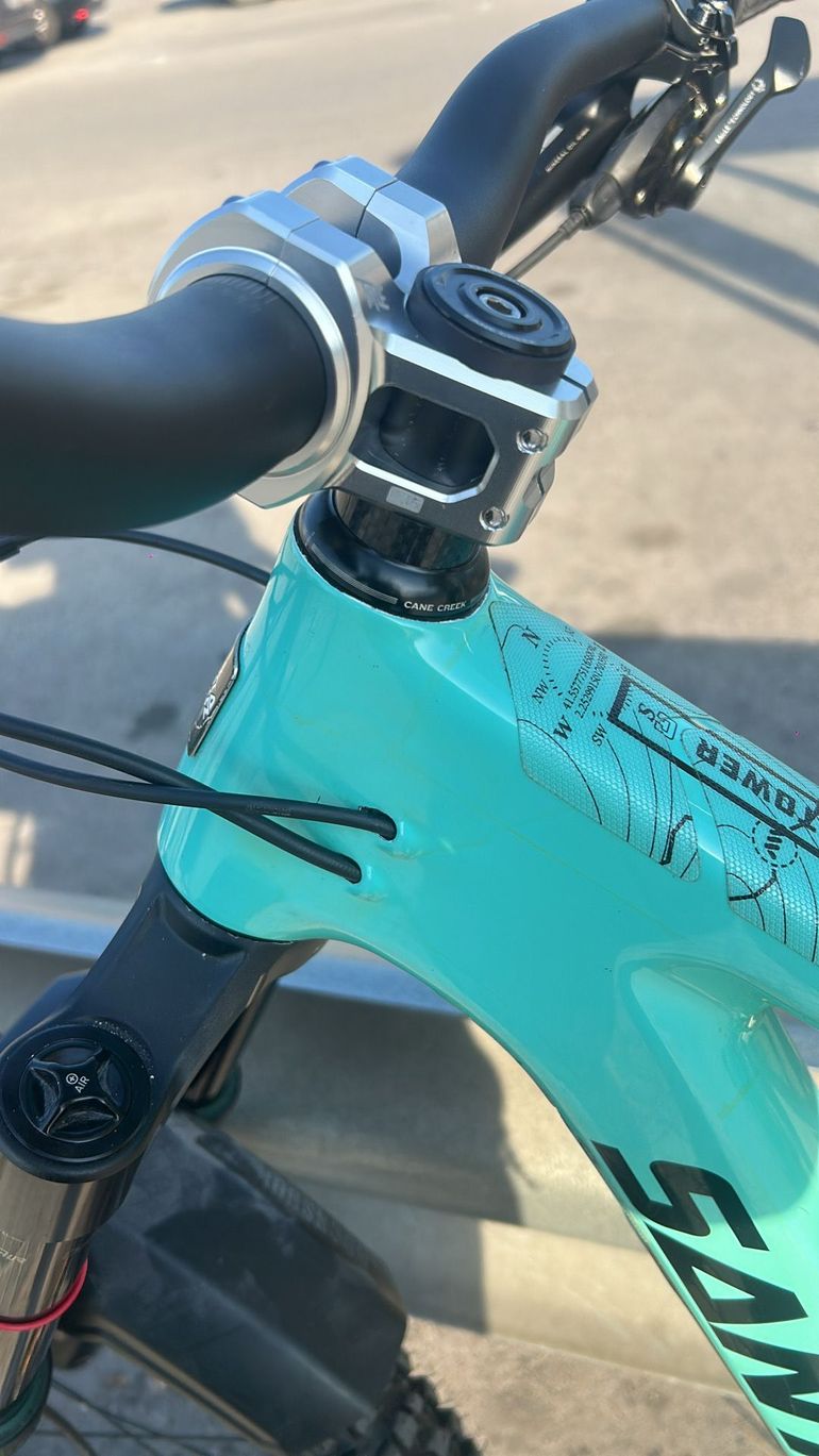 Used Santa Cruz Megatower X01 / Air / Carbon C / 29 2022 2022 Mountainbike, Blau — image 3 of 8