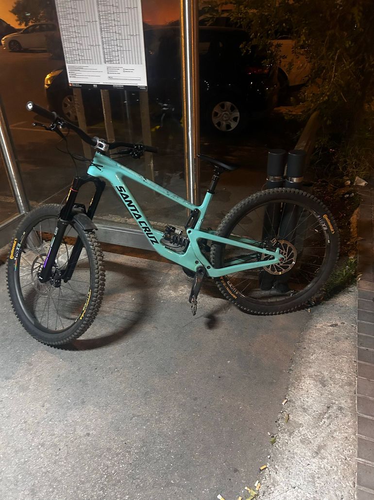 Used Santa Cruz Megatower X01 / Air / Carbon C / 29 2022 2022 Mountainbike, Blau — image 2 of 8