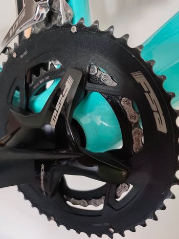 Used Bianchi Infinito XE 105 Di2 2023 2023 Road & Gravel, Green — image 5 of 5