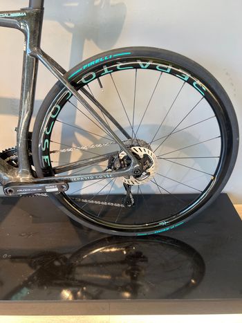Used Bianchi SPECIALISSIMA 140TH RC DURA-ACE DI2 2025 2025 Road & Gravel, Black — image 10 of 12