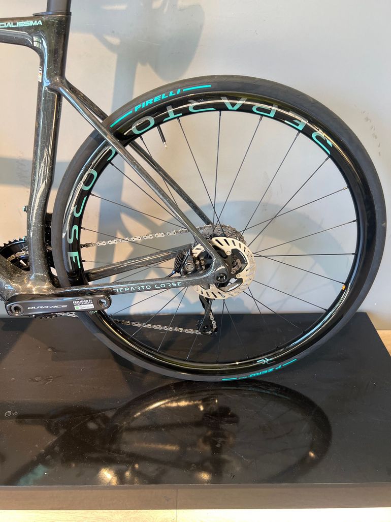 Used Bianchi SPECIALISSIMA 140TH RC DURA-ACE DI2 2025 2025 Road & Gravel, Black — image 10 of 12