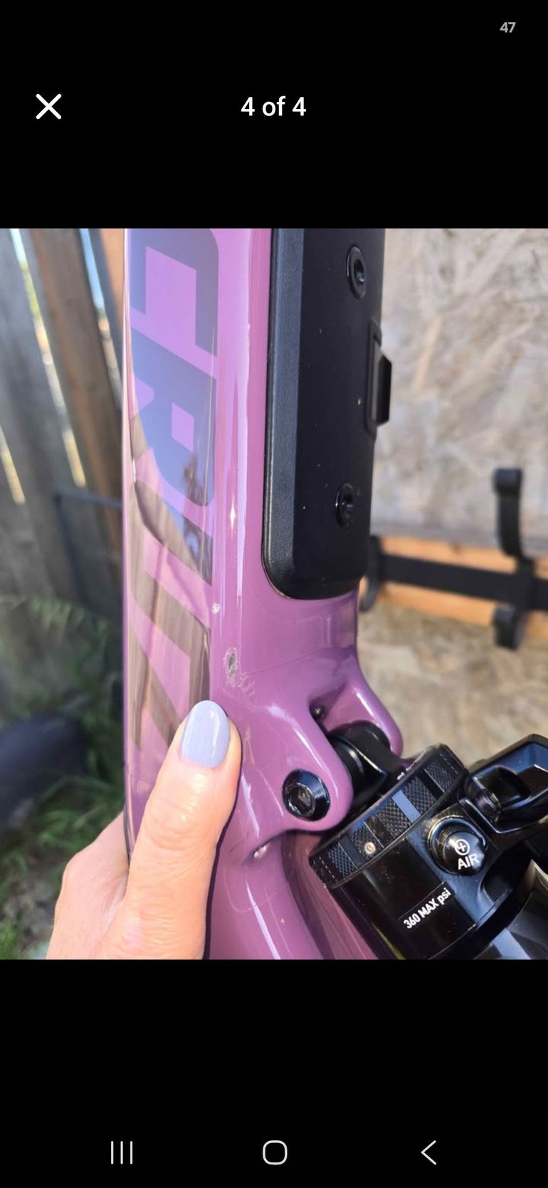Used Santa Cruz Megatower C 2024 Mountainbike, Purple — image 4 of 14