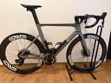 BMC Timemachine Road 01 2020 Road & Gravel usato, Grigio chiaro — immagine 2 di 12