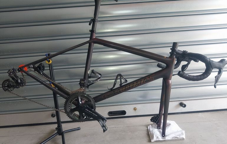 Used Specialized Aethos Frameset 2023 Road & Gravel, Purple — image 1 of 6