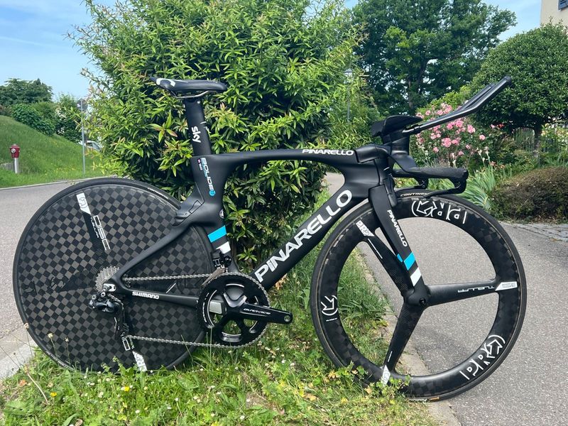 Tweedehands Pinarello Bolide Rim Brake Shimano Dura Ace Di2 Frameset 2016 Road & Gravel