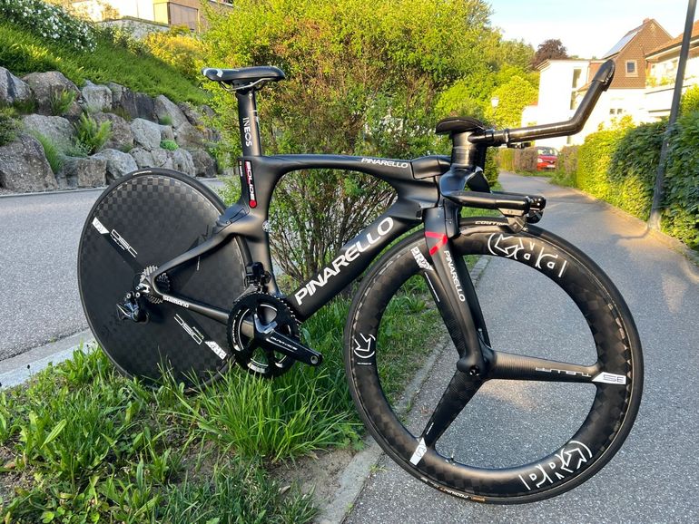 Used Pinarello Pinarello Bolide Rim Brake Shimano Dura Ace Di2 Frameset 2020 Road & Gravel, Black — image 2 of 26