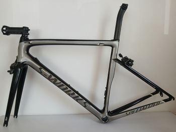 Used Specialized S-Works Tarmac Sagan Superstar Frameset 2018 Frameset 2018 Road & Gravel, Light Gray — image 2 of 5