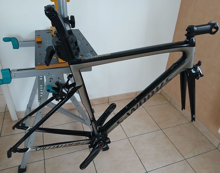 Used Specialized S-Works Tarmac Sagan Superstar Frameset 2018 Frameset 2018 Road & Gravel, Light Gray — image 2 of 3