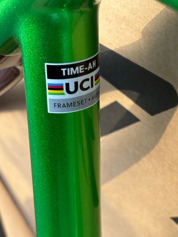 Gebrauchtes Time Custom Frameset 2025 Road & Gravel, Grün — Bild 12 von 15