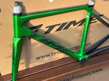 Gebrauchtes Time Custom Frameset 2025 Road & Gravel, Grün — Bild 4 von 15