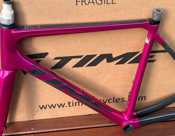Used Time Custom Frameset 2025 Road & Gravel, Purple — image 3 of 20