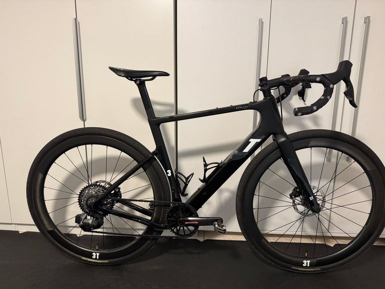Used 3T Exploro SRAM Rival eTap AXS 2023 Road & Gravel, Black — image 1 of 8