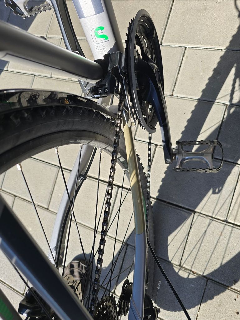 Used CUBE CROSS Pro 2017 2017 Road & Gravel, Light Gray — image 4 of 19