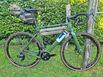 Used 3T Exploro SRAM Rival eTap AXS 2022 Road & Gravel, Green — image 10 of 11
