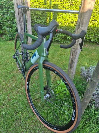 Used 3T Exploro SRAM Rival eTap AXS 2022 Road & Gravel, Green — image 6 of 11