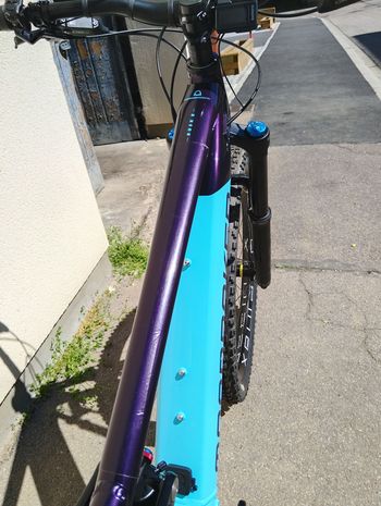 Used Mondraker DUSK R 2024 2024 Mountainbike, Blue — image 2 of 20