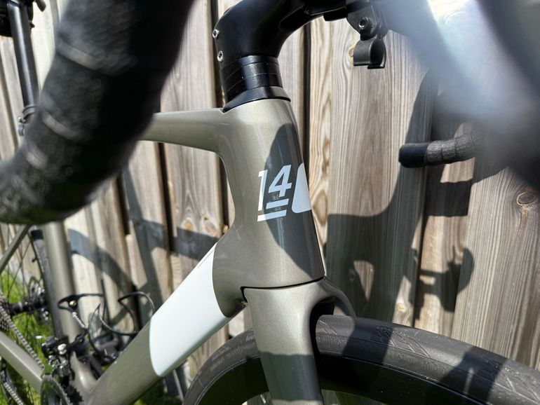 Used 14carbon 14carbon Custom Shimano 105 2021 Road & Gravel, Light Gray — image 3 of 15