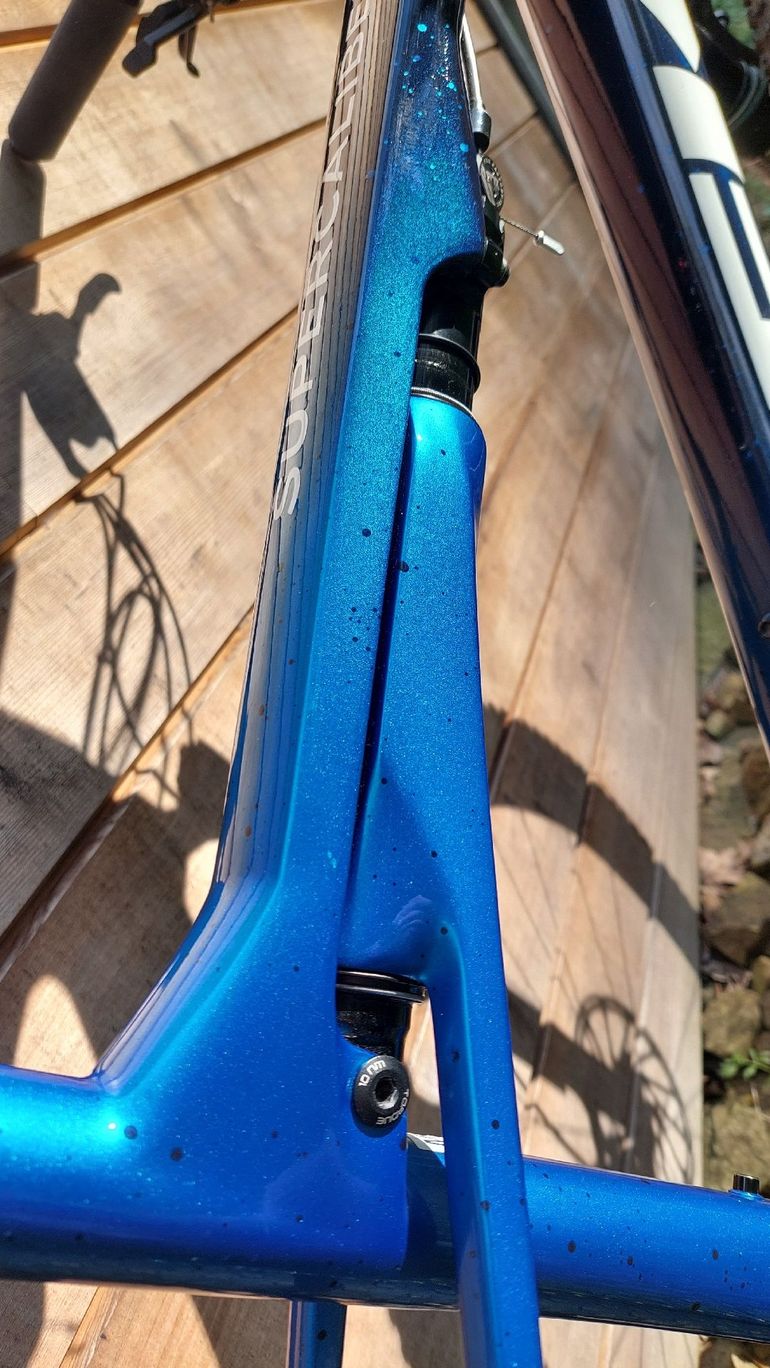Used Trek Supercaliber 9.8 GX 2022 2022 Mountainbike, Blue, 29 — image 9 of 15