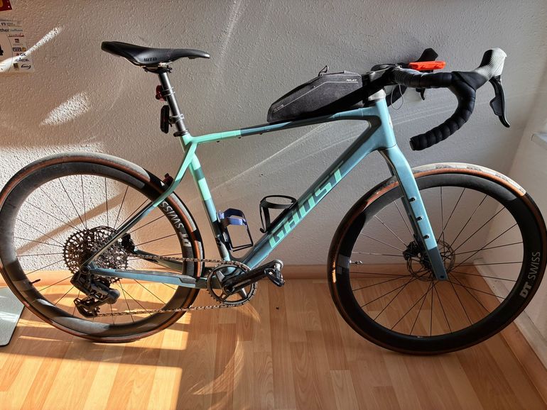 Used Ghost ASKET CF X 2025 2025 Road & Gravel, Green — image 4 of 5