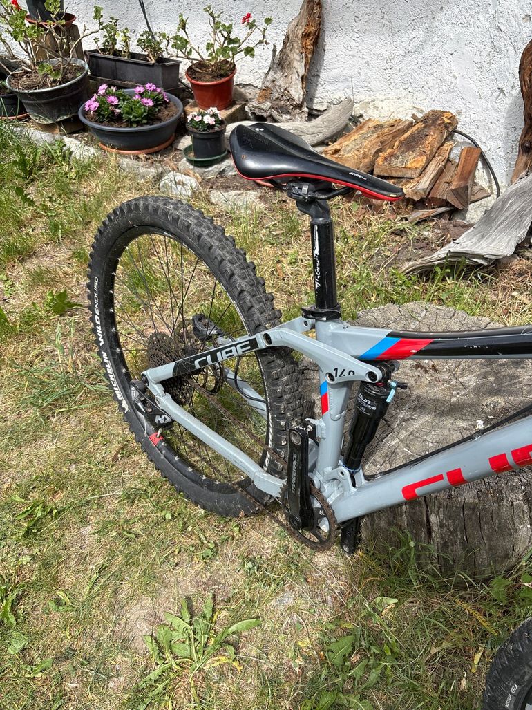 Used CUBE stereo 150 HPA Race 27.5+ 2016 2016 Mountainbike, Light Gray, 27.5 — image 8 of 10