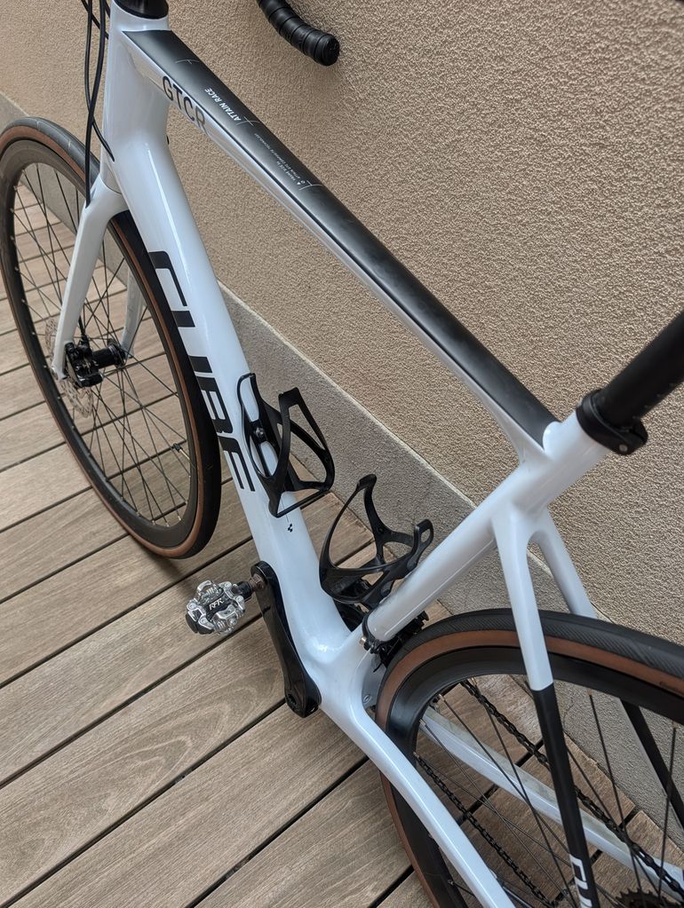 Used CUBE ATTAIN GTC RACE 2022 2022 Road & Gravel, White — image 14 of 14