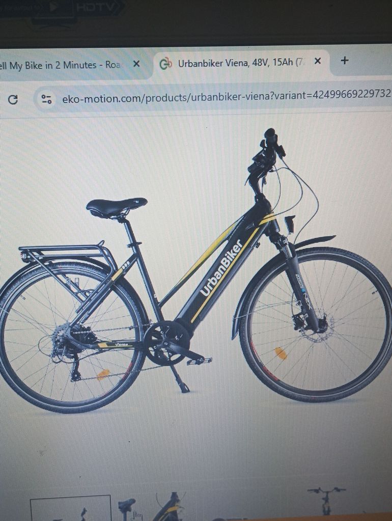 Used urban biker BICICLETA ELECTRICA, URBANBIKER 2023 Urban, Green — image 3 of 3