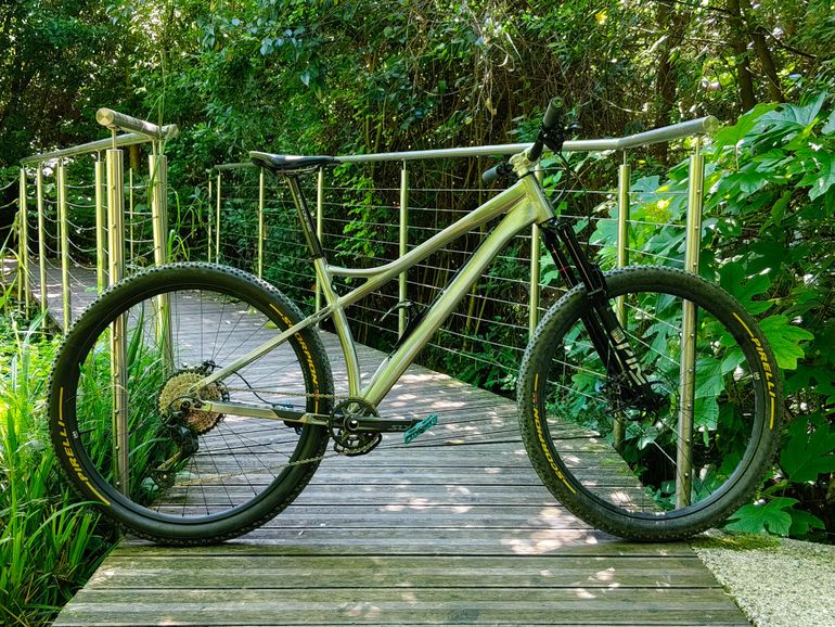 Used Banshee PARADOX V3 Frame 2024 2024 Mountainbike, Light Gray, 29 — image 1 of 7